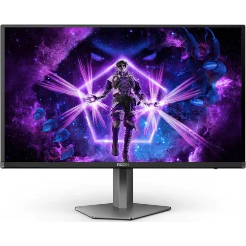 26.5" Монитор AOC Agon Pro AG276QSD, 2560x1440, QD OLED, 360Гц, 2хHDMI, 2хDP, черный и стальной