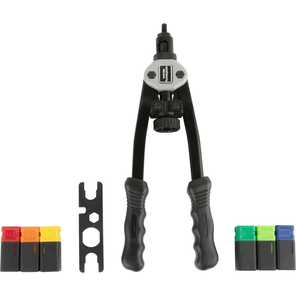 Двуручный заклепочник для резьбовых заклепок WIEDERKRAFT WDK-RN120