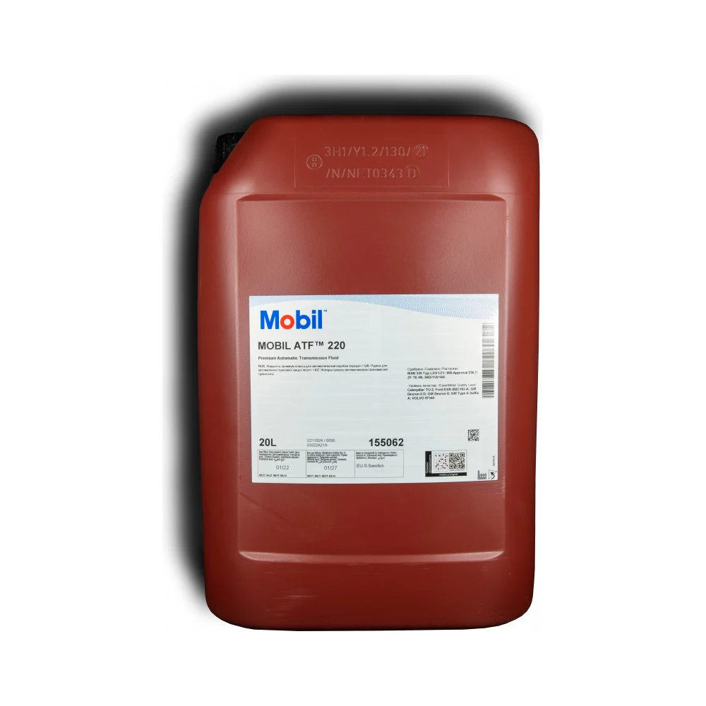 Индустриальное масло MOBIL ATF 220 20л 127577