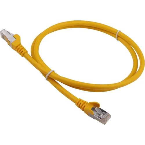 Патч-корд LanMaster вилка RJ-45, вилка RJ-45, кат.6A, LSZH, 1м, желтый [lan-pc45/s6a-1.0-yl]