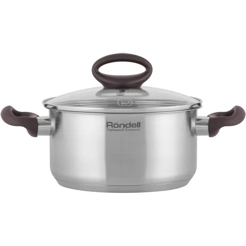 Кастрюля 2.8л Rondell Tierno RDS-1592, нержавеющая сталь, с крышкой