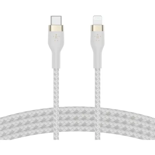 Кабель Belkin CAA011bt1MWH, Lightning (m) - USB Type-C (m), 1м, MFI, белый