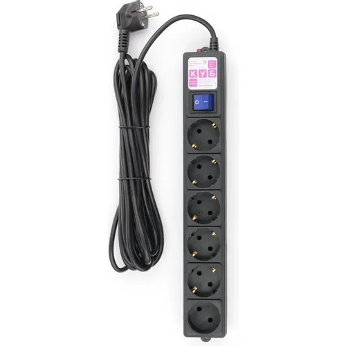 Сетевой фильтр PowerCube SPG6-B2, 5м, черный