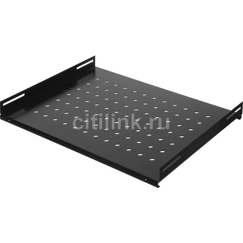 Полка стационарная NTSS NTSS-FS-600-BL, 1, 19", черный, (в упаковке: 1шт)
