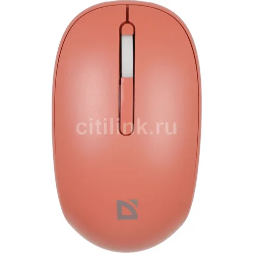 Мышь беспроводная Defender Smart MM-396, Bluetooth/Радио, оптическая, USB, 1600dpi, красный [52398]