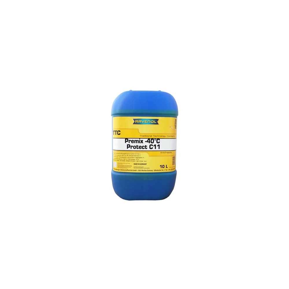 Антифриз RAVENOL TTC Traditional Technology Coolant Premix 1410105-020-01-999