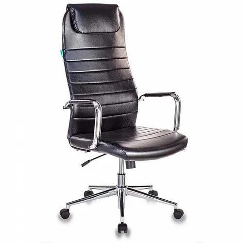 Кресло руководителя Бюрократ KB-9N/ECO, экокожа, до 120кг, черный