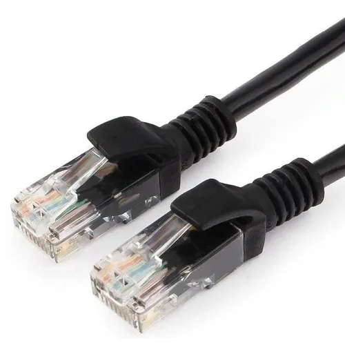Патч-корд PREMIER PP6U-0.5M/BK литой (molded), UTP, кат.6, 0.5м, 4 пары, 24AWG, алюминий омедненный, многожильный, черный