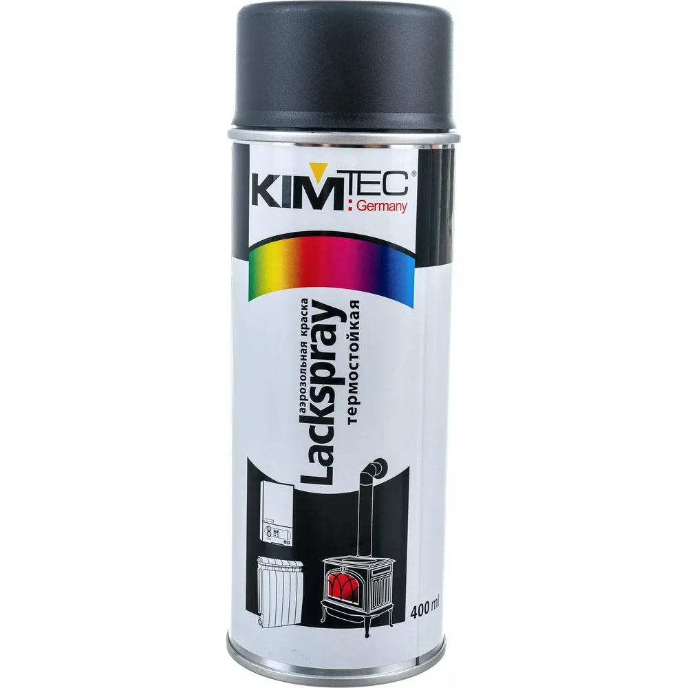 Термостойкая аэрозольная краска KIM TEC 54339