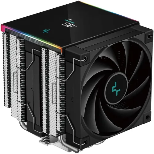 Устройство охлаждения (кулер) DeepCool AK620 Digital SE, LCD, 4-pin, ARGB, 120мм, черный, retail [r-ak620-bkadmn-gjd]