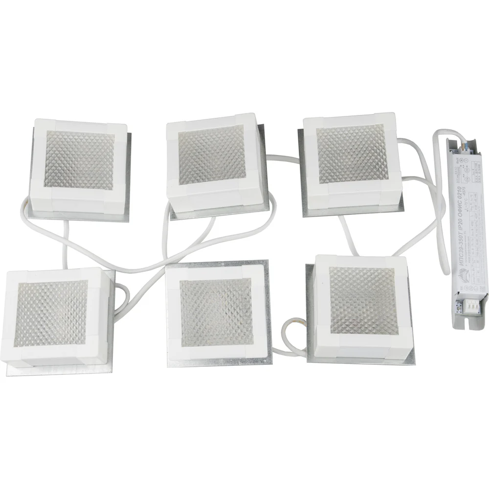 Светодиодные потолочные встраиваемые светильники Uniel ULP-1010 GRILYATO KIT06 UL-00007427