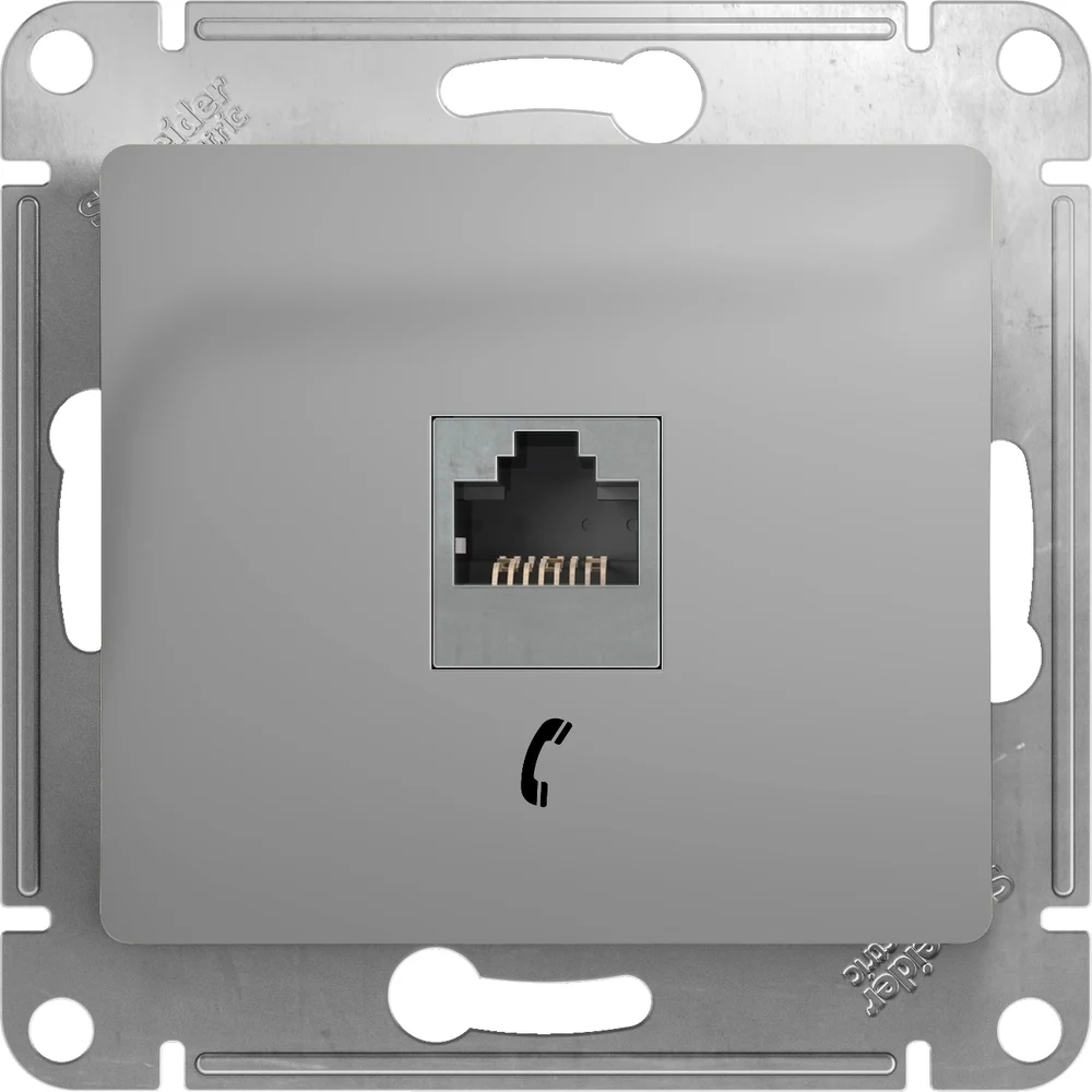 Телефонная розетка Systeme Electric Glossa GSL000381T