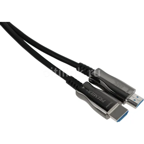 Кабель соединительный аудио-видео PREMIER 5-806 50.0, HDMI (m) - HDMI (m), ver 2.1, 50м, GOLD, черный