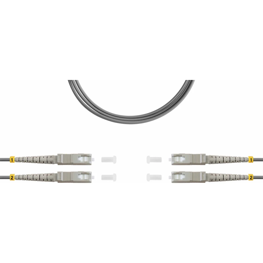 Дуплексный оптический патч-корд TopLan DPC-TOP-OM1-SC/P-SC/P-10