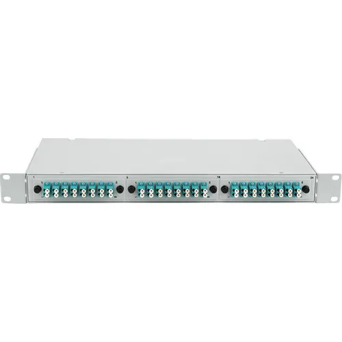 Кросс Suprlan 09-0257-3 19" 1U 24xLC дупл. 50/125 OM3