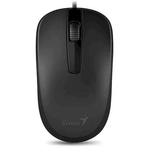 Мышь проводная Genius DX-120, оптическая, USB, 1000dpi, черный [31010010400]