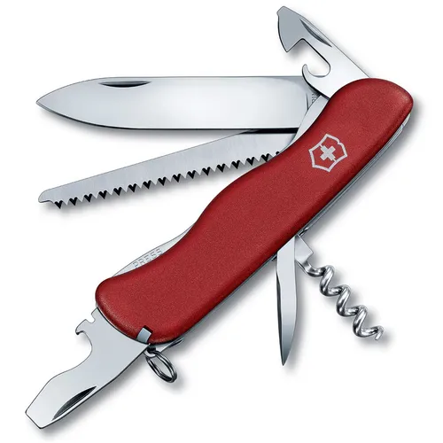 Складной нож Victorinox Forester, функций: 12, 111мм, красный, коробка картонная [0.8363]
