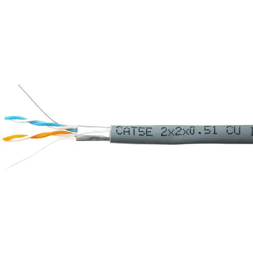 Кабель SKYNET CSP-FTP-2-CU FTP, кат.5E, 305м, 2 пары, медь, одножильный, серый