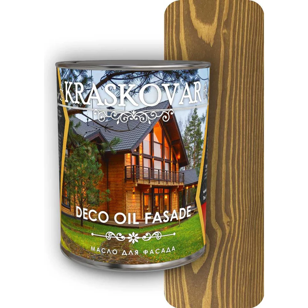 Масло для фасада Kraskovar Deco Oil Fasade 1225