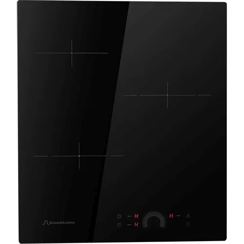 Индукционная варочная поверхность SCHAUB LORENZ SLK CY 42 H1, конфорок: 3 шт., стеклокерамика, независимая, черный