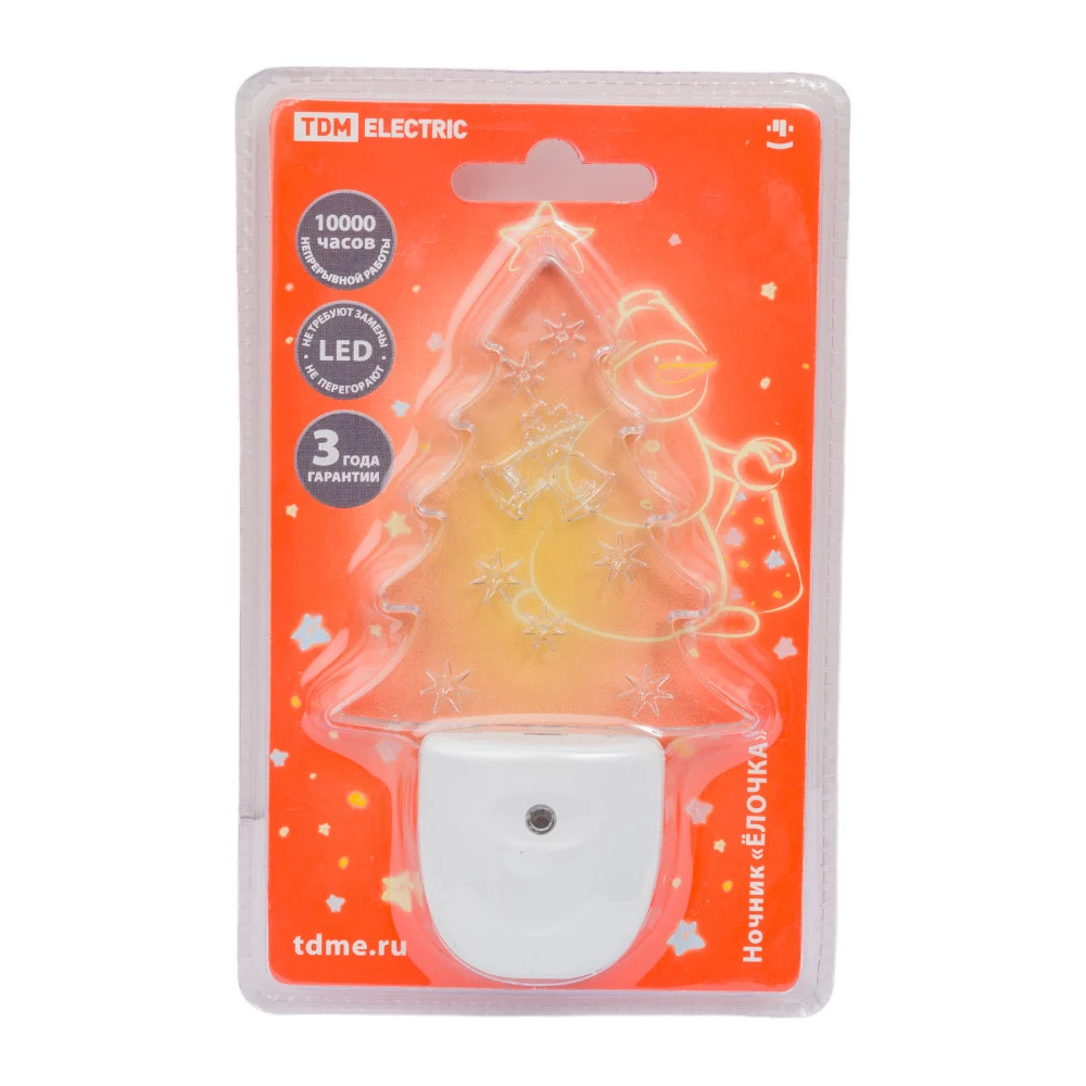 Светодиодный ночник TDM ELECTRIC Елочка SQ0357-0010