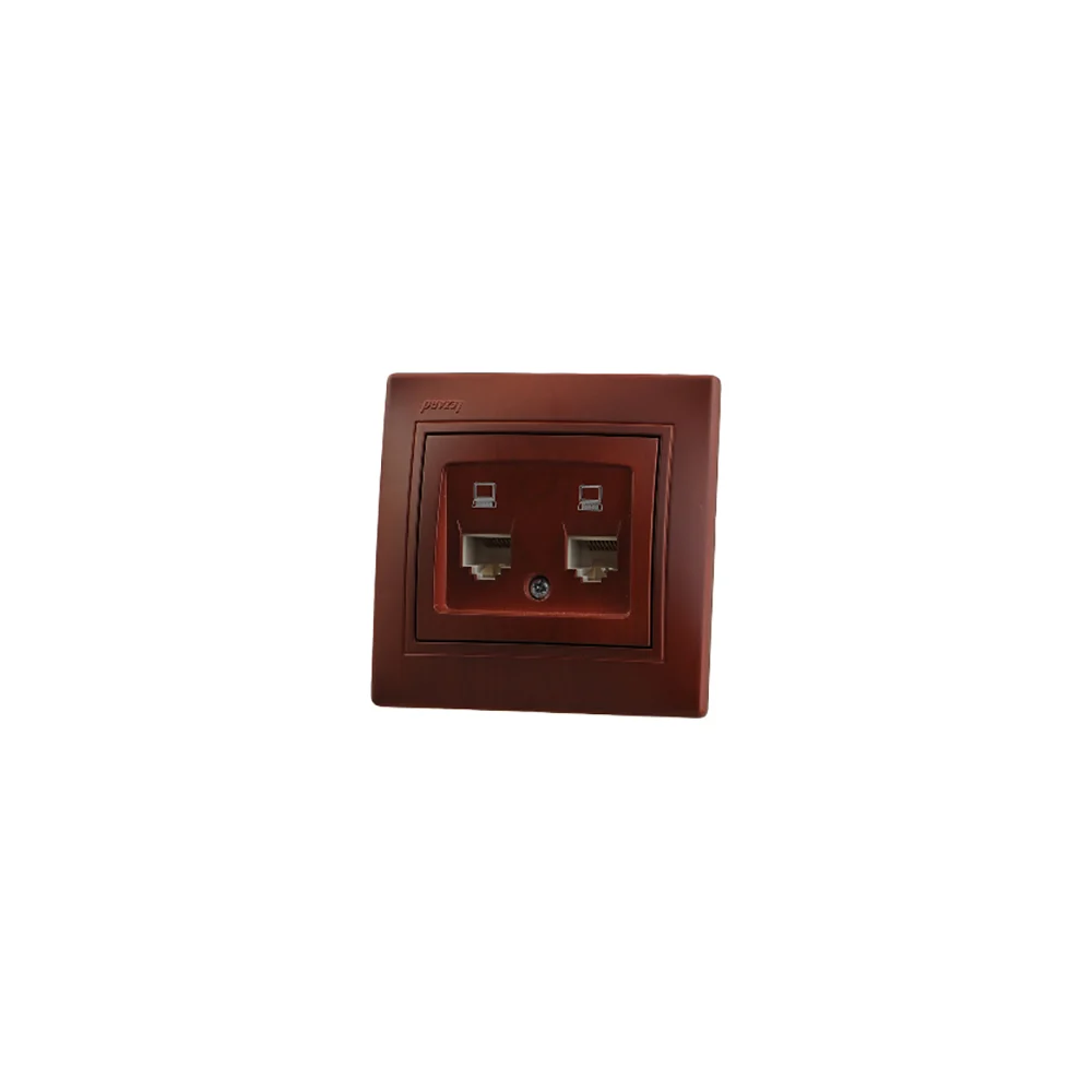 Двойная компьютерная розетка Lezard MIRA 701-0601-141