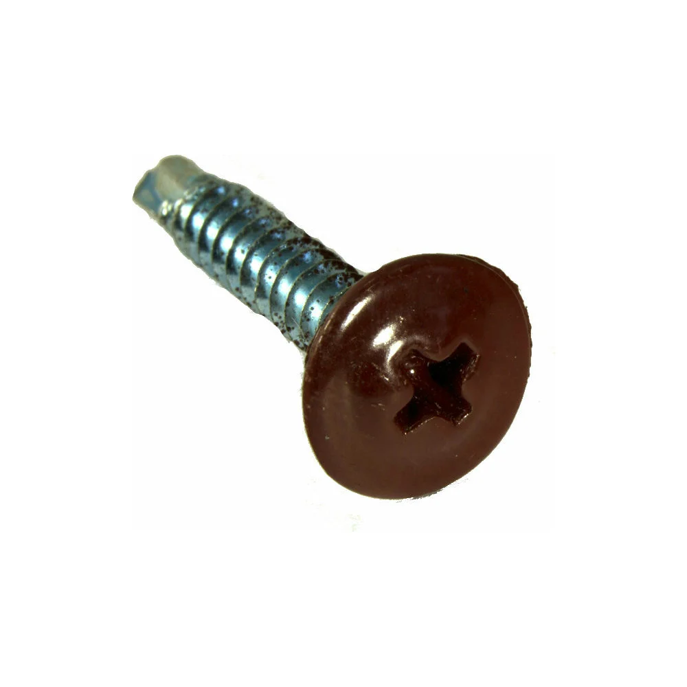 Саморез пшс сверло КРЕП-КОМП 4,2х25 RAL3011 (500 шт.) пшс253011