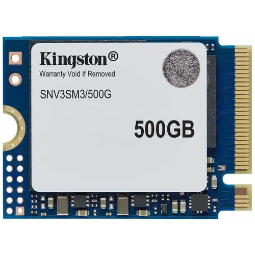SSD накопитель Kingston NV3 SNV3SM3/500G 500ГБ, M.2 2230, PCIe 4.0 x4, NVMe, M.2
