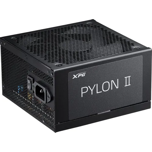 Блок питания XPG Pylon II 650B, 650Вт, 80 PLUS BRONZE, 120мм, черный, retail [pylonii650b-bkceu]