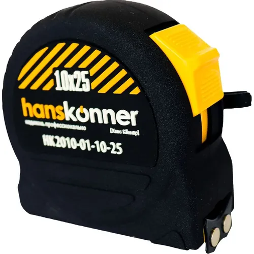Рулетка HANSKONNER HK2010-01-10-25, 10м