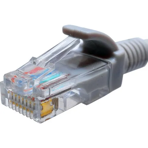 Патч-корд SUPRLAN 10-0141, вилка RJ-45, вилка RJ-45, кат.5E, LSZH, 0.5м, серый