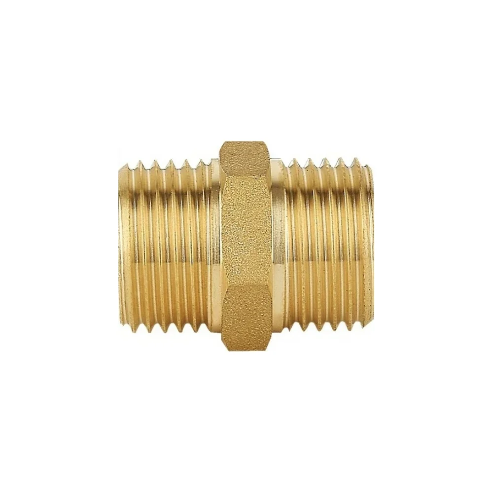 Резьбовой латунный ниппель DOUBLE-LIN LL6020 (1"1/4)