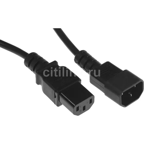Шнур питания Lanmaster (LAN-PP13/14-10-BK) C13-С14 проводник.:3x0.75мм2 10м 220В 10А черный