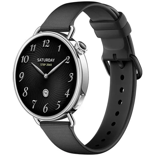 Смарт-часы Xiaomi Watch S4, 41мм, 1.32", черный/серебристый