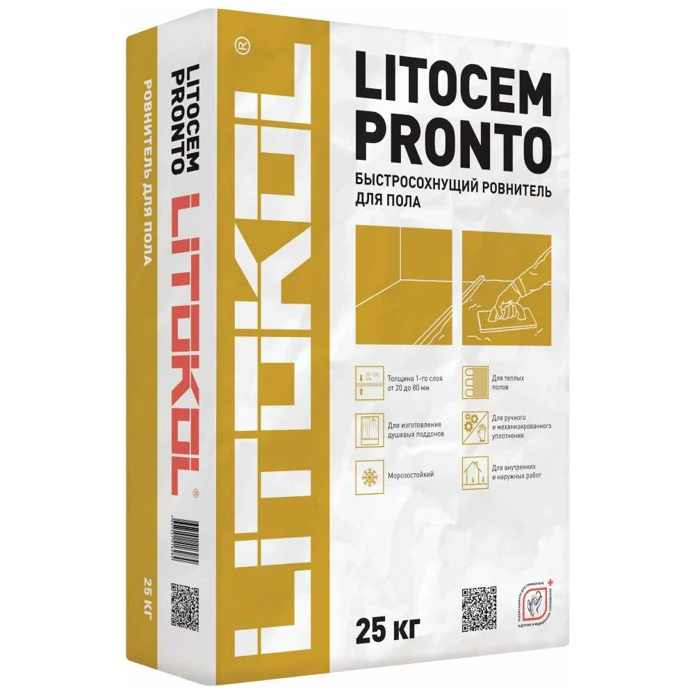 Ровнитель для пола LITOKOL LITOCEM PRONTO 480040002