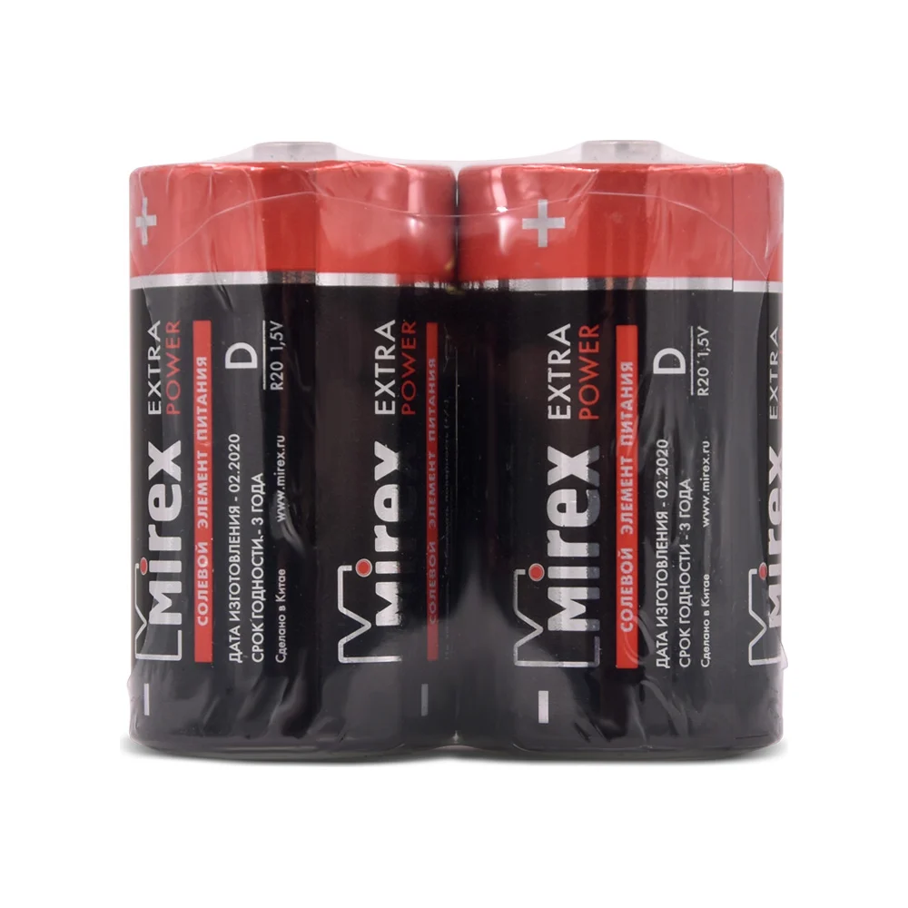 Солевая батарея Mirex 23702-ER20-S2