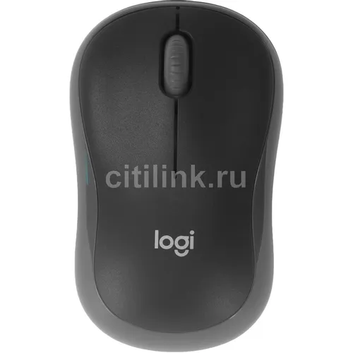 Мышь беспроводная Logitech M186, радио, оптическая, USB, 1000dpi, черный и серый [910-004131]