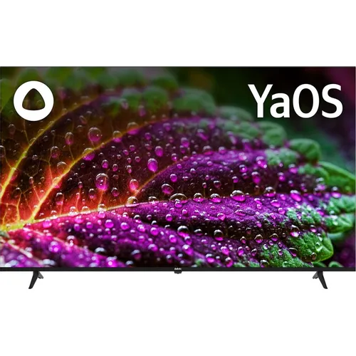 65" Телевизор BBK 65LED-9220/UTS2C (B) QLED, 4K Ultra HD, СМАРТ ТВ, YaOS, черный