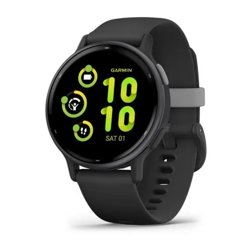 Смарт-часы Garmin Vivoactive 5, 30.4мм, 1.2", черный