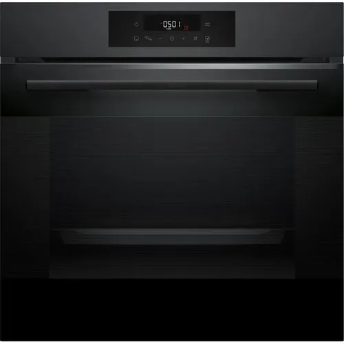 Духовой шкаф электрический Bosch Serie 6 HJG852YT0T, 76л, дверца с 3 стеклами, черный