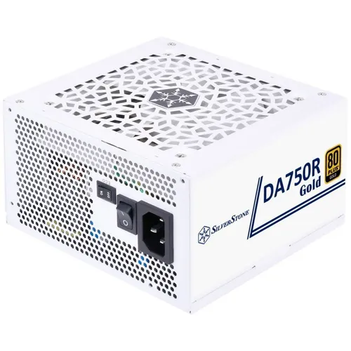 Блок питания SILVERSTONE Decathlon DA750R, 750Вт, 80 PLUS GOLD, 120мм, белый, retail [g54ada075r4m220]