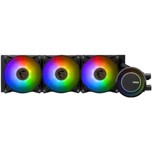 Система водяного охлаждения MSI Mag Coreliquid E360, 4-pin, RGB, 120мм, черный, retail