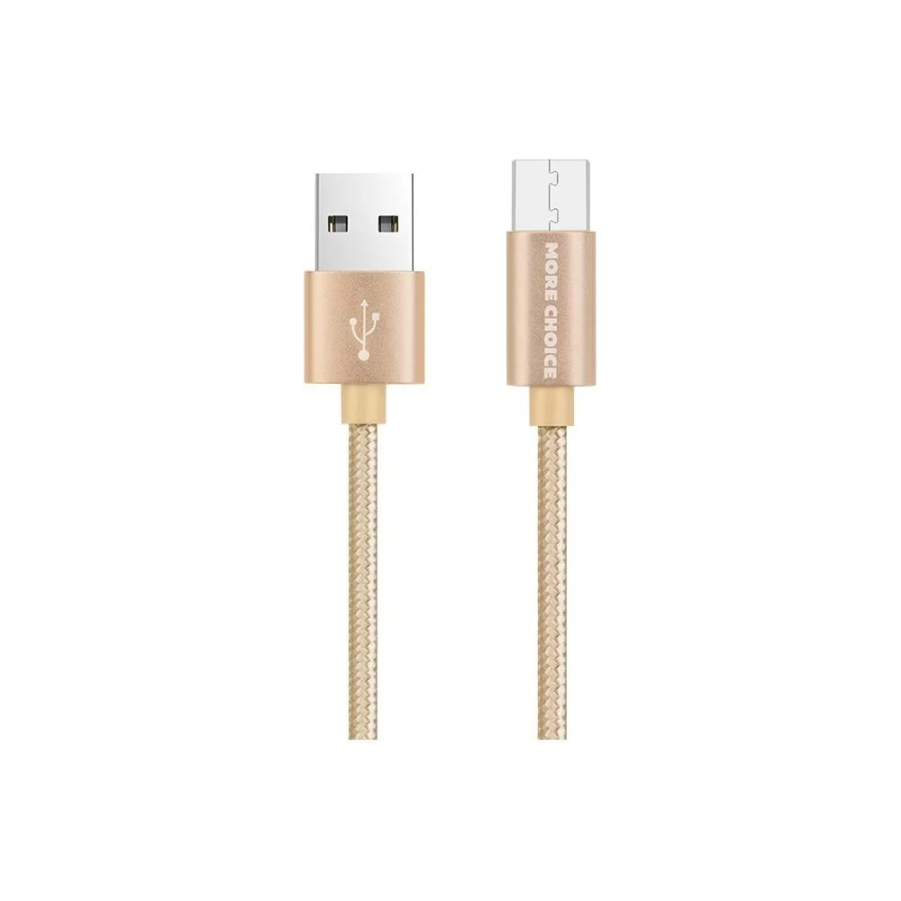 Дата кабель для micro USB More Choice K11m Gold