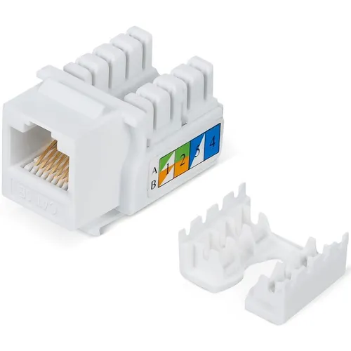 Модуль Cabeus (KJ-RJ45-CAT.5E-90) информ. Keystone RJ45 кат.5E бронз.