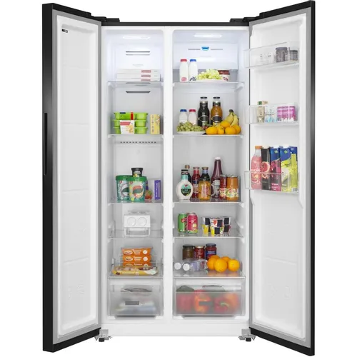 Холодильник двухкамерный MEFERI Comfort MFR91 Side by Side, инверторный, черный