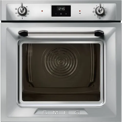 Духовой шкаф электрический SMEG Victoria SOP6900TX, 68л, дверца с 4 стеклами, серебристый/нержавеющая сталь