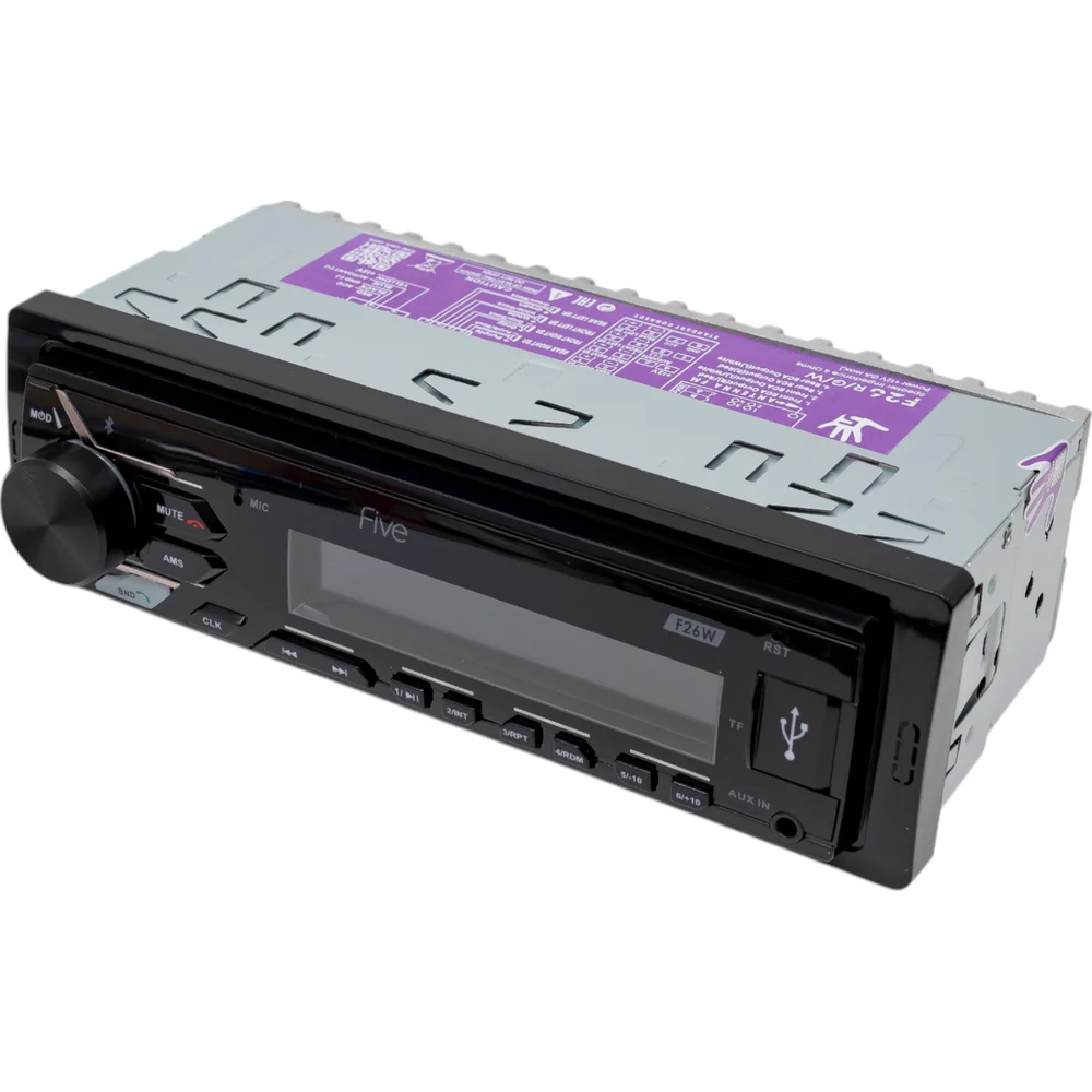 Автомагнитола FIVE (1din/белая/Bluetooth/USB/AUX/SD/FM/4*50) F26W FIVE F26W