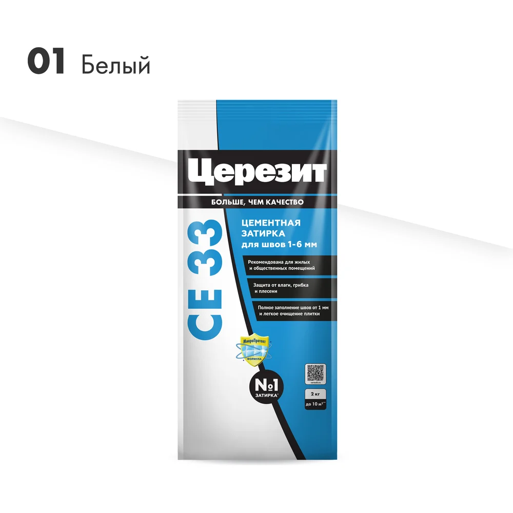 Затирка Церезит №01 СЕ 33 48585 2092228
