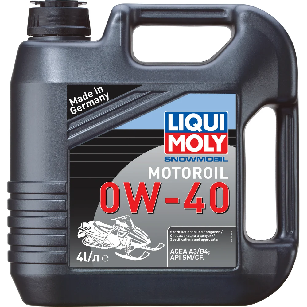 Синтетическое моторное масло 4T для снегоходов LIQUI MOLY Snowmobil Motoroil 0W-40 4л 2261