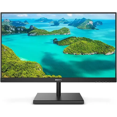 23.8" Монитор Philips 245E1S (00/01), 2560x1440, IPS, 75Гц, 1хHDMI, 1хDP, черный [245e1s/00]